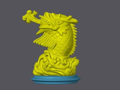 A magnificent relic of ancient Chinese culture: the dragon-headed fish-bodied snuff bottle