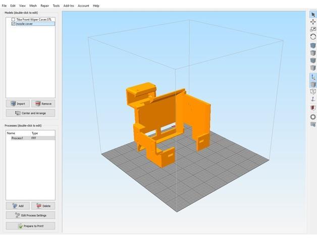 3D Printer Nozzle Cover