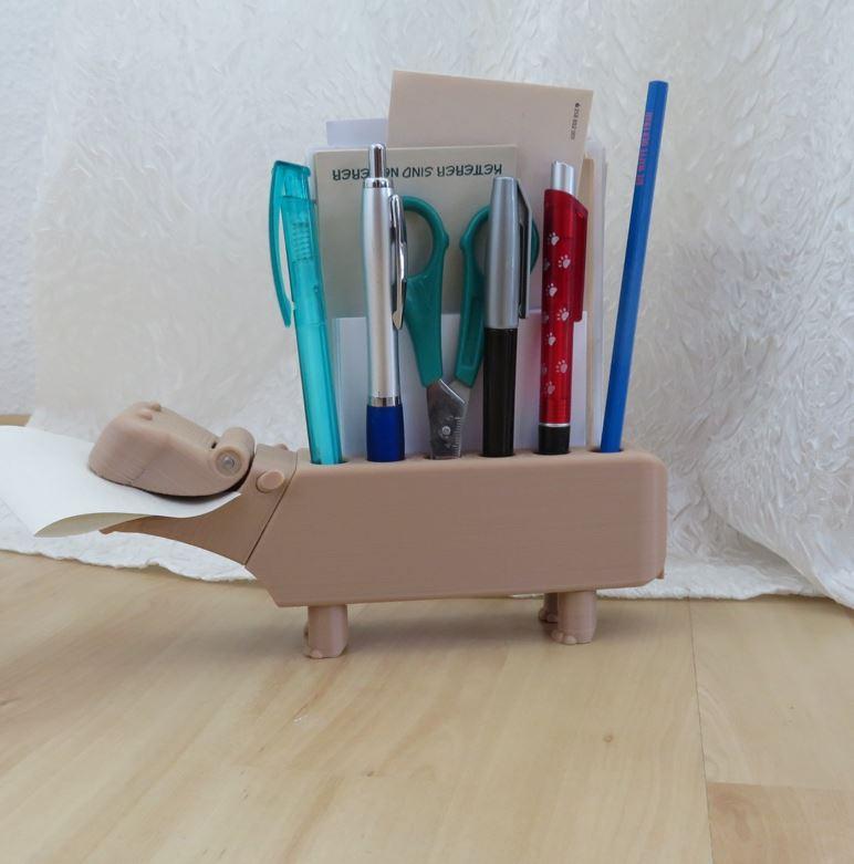 HIPPO MEMO-BOX, 6x PENCILS AND BUDGET HOLDER