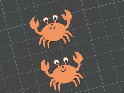 Crab earring