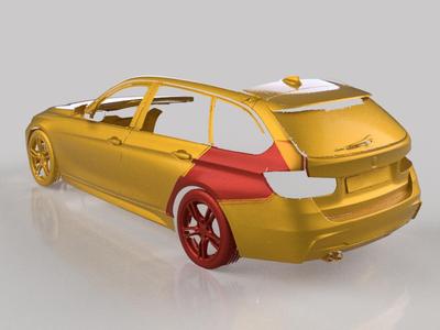BMW 3 SERIES F31 - REAR FENDER - 3D SCAN