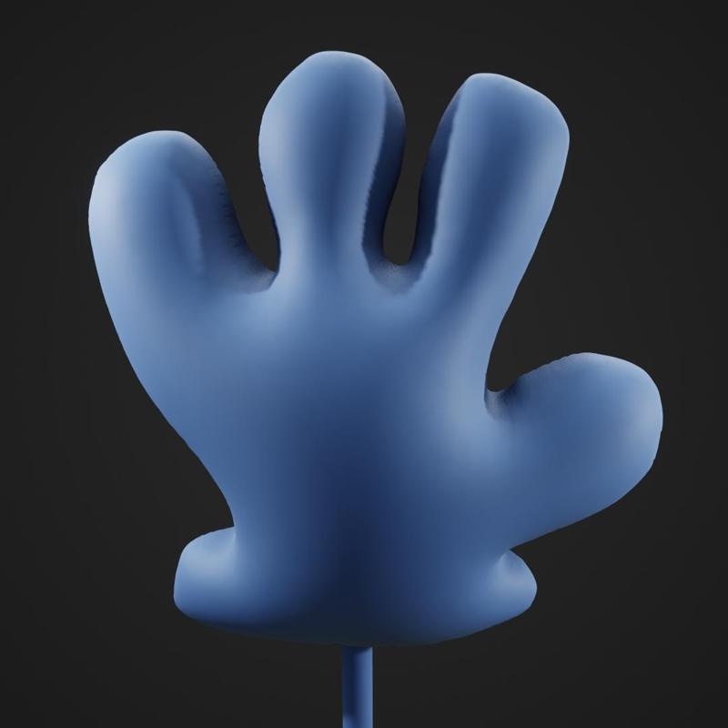 Puffy cartoon Mickey Glove