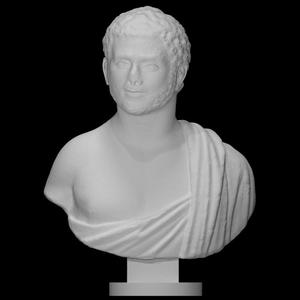 Portrait head of a man