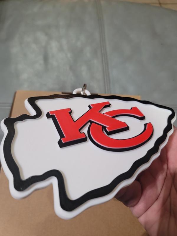Kansas City Chiefs 3d logo 180mm series