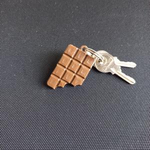 Chocolate keychain.