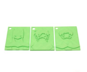 Batman, Nightwing and Robin Keychain