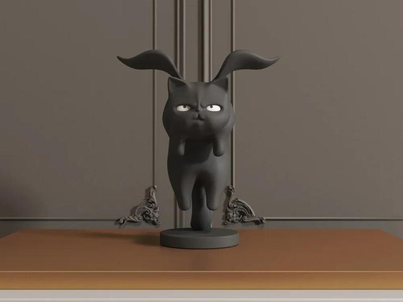 Wicked Fat Cat Figurine