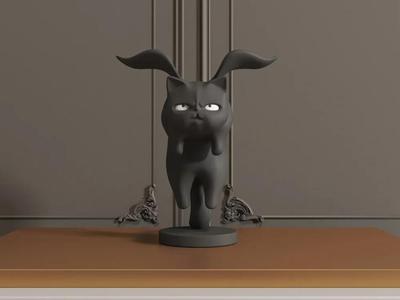 Wicked Fat Cat Figurine