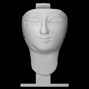 Anthropomorphic sarcophagus mask