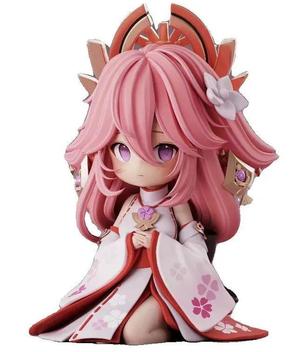 Q version Yae Miko! (Sitting Pose)