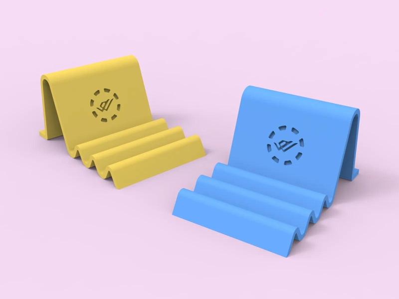 Multi-angle phone stand (Exquisite, beautiful, print-in-place)