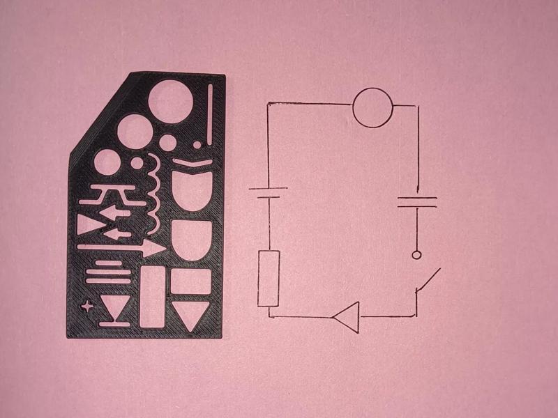 Electrical drawing template
