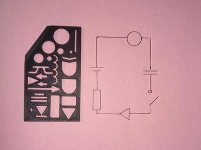 Electrical drawing template