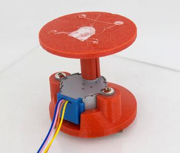 28BYJ-48 Stepper motor holder and top plate