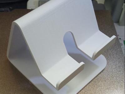 Simple cell phone holder