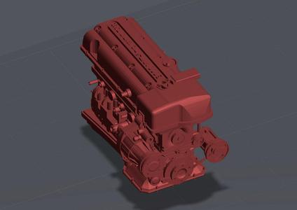 2JZ ENGINE WITHOUT INTAKE AND EXHAUST MANIFOLDS