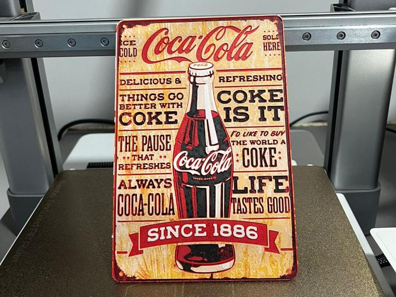 Vintage Coca-Cola Hueforge
