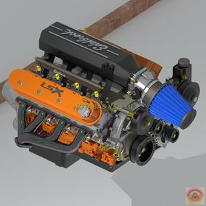 CHEVROLET LSX with EDELBROCK PRO FLOW XT - ENGINE