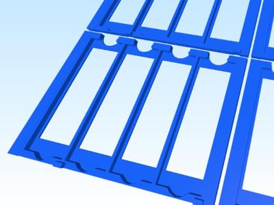 Microscope 4-slide Mounting Frame