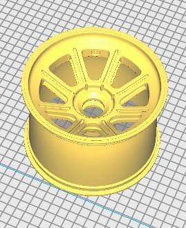 18x12 Gt Style Wheel