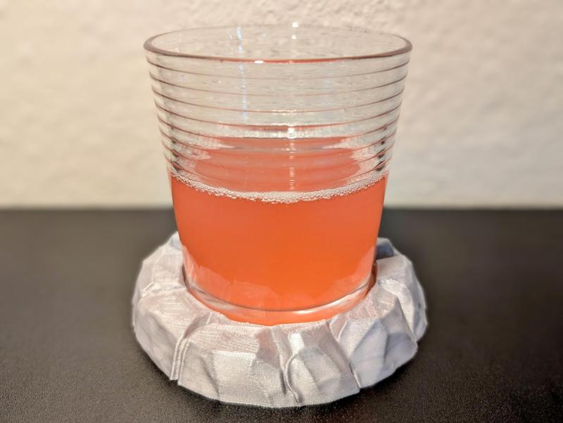 Boulder Cupholder – Rugged Fantasy Stone Drink Coaster