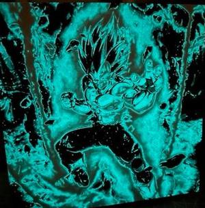Glow in the dark Super saiyan blue vegeta hueforge
