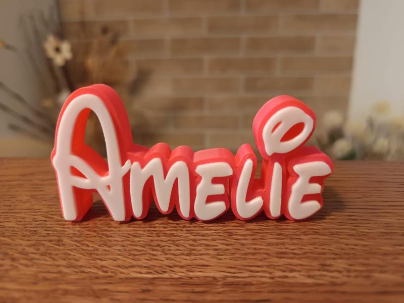 Amelie Disney Name Sign Decorated Room child Birth