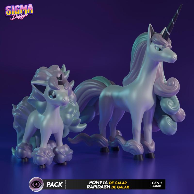 pack - ponyta de galar rapidash de galar