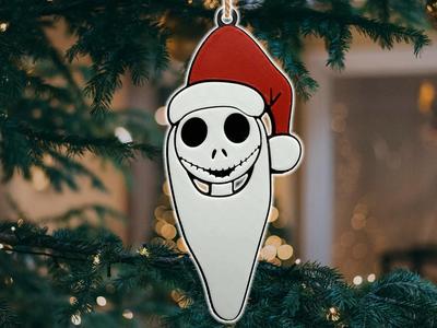 Jack Skellington Santa Christmas Ornament