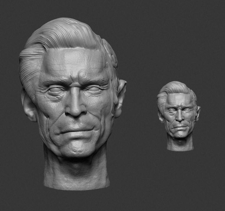 1/6 1/12 Wolf Jackson Beetlejuice Willem Dafoe Tim Burton Horror headsculpt