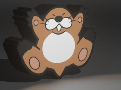 Monty mole light box