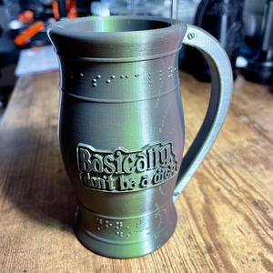 Coozie Mug : Basically Don't Be A Dick