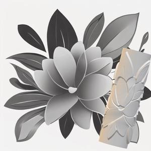 Floral Pattern Clay Roller for 3D Printing