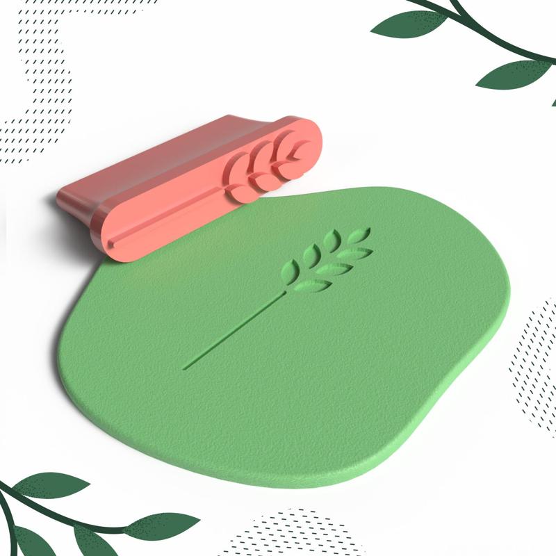 CLAY STAMP NO.12 | DIGITAL STL FILE | 1 SIZE