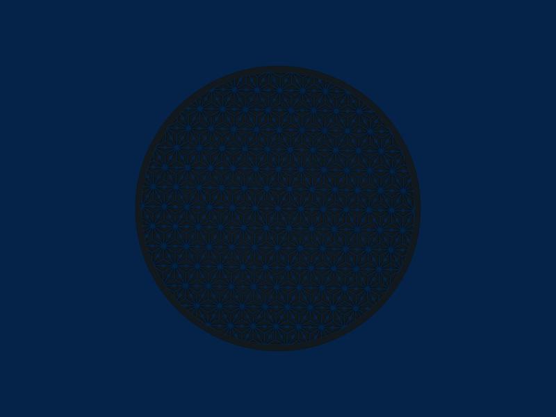 C11. Kaito Coaster - Circle 11 - Geometric Tile Pattern