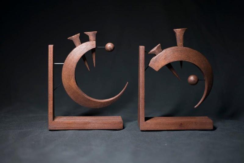 Allomantic Symbol Bookends (Iron)