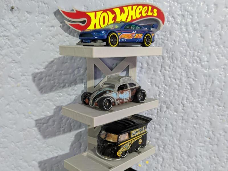 Exhibidor de Pared para Hot Wheels 