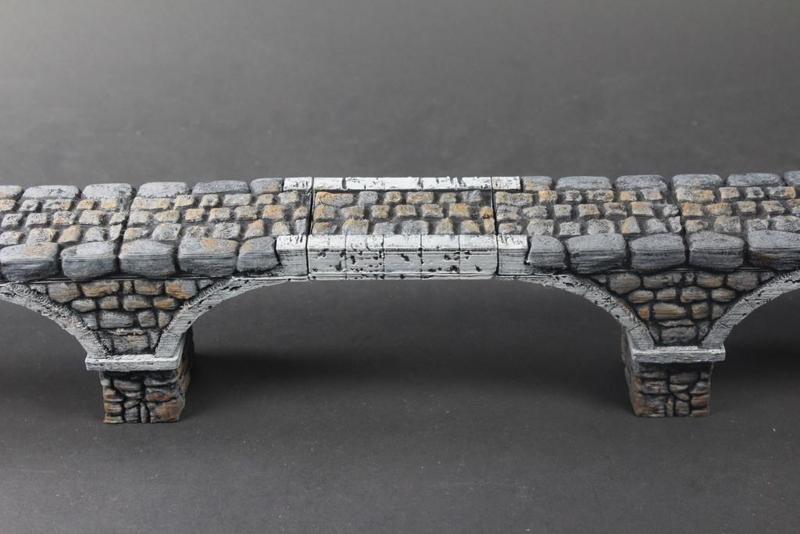 OpenLOCK Stone Bridge (Set 6) Flat Arch