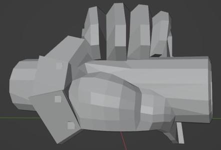 Armoured orc hand 1