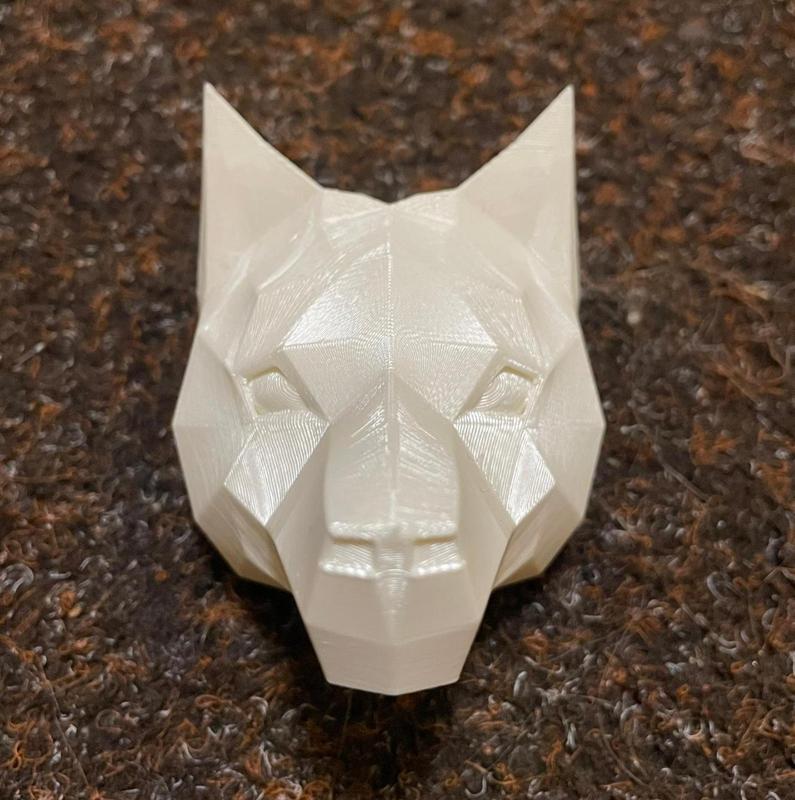 Lowpoly wolfhead