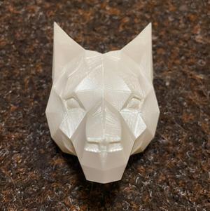 Lowpoly wolfhead