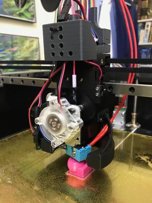 Railcore II Y carriage for E3D Titan Aero and Blower Shroud