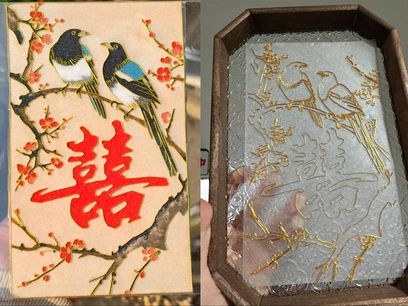 Intangible Cultural Heritage—Auspicious Branches Cloisonné Enamel Tea Tray