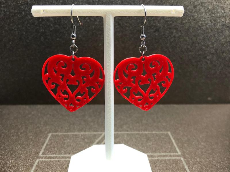 Valentines Day Hearts earrings
