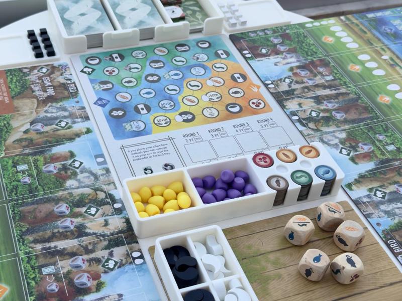 Wingspan Asia Expansion Inserts, Trays and Boxes