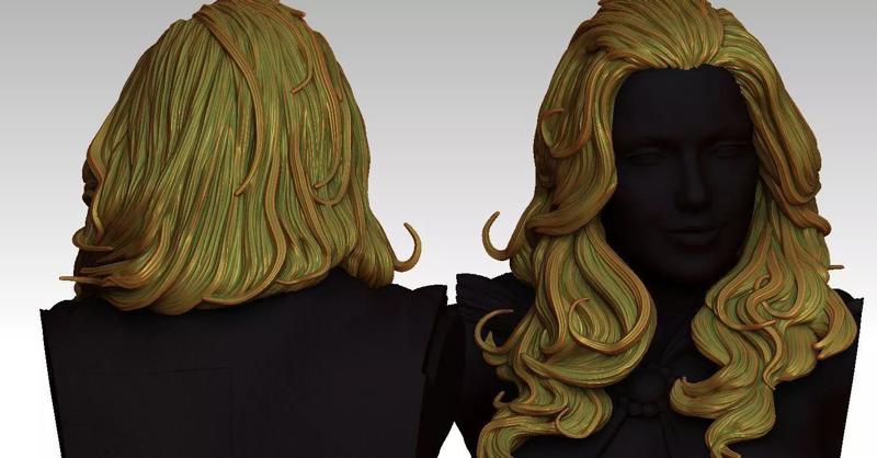3D Hairstyles for girl V98