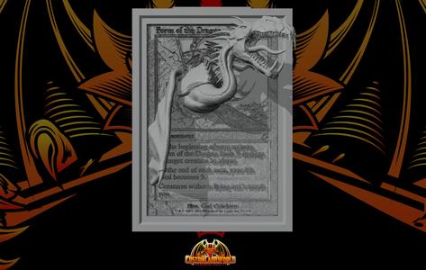 Magic Full 3D Card - Form of the Dragon