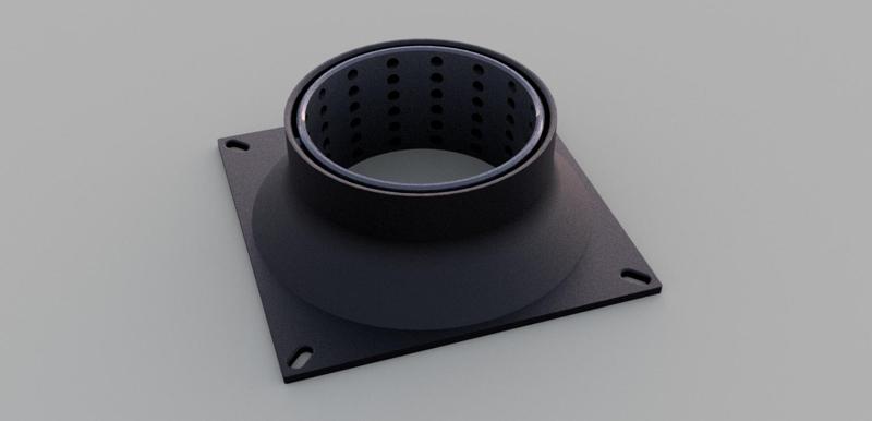 FAN DUCT 140MM with muffler WHATSMINER M21S V.2