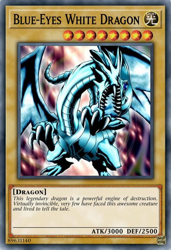 Blue Eyes White Dragon(1st TCG) Night Light Lithophane