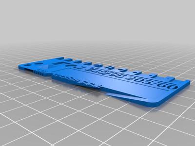 FSC - Filament sample card